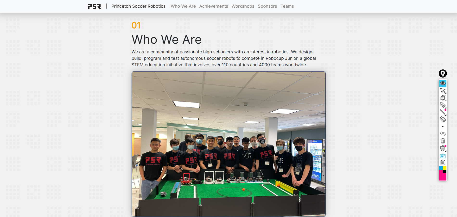 Team Captain - Princeton Soccer Robotics